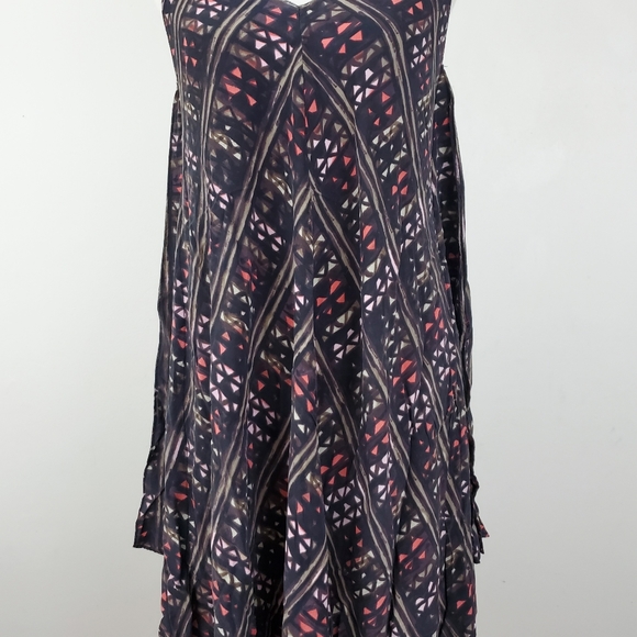 HD In Paris Estrella Silk Dress Anthro - Picture 4 of 16